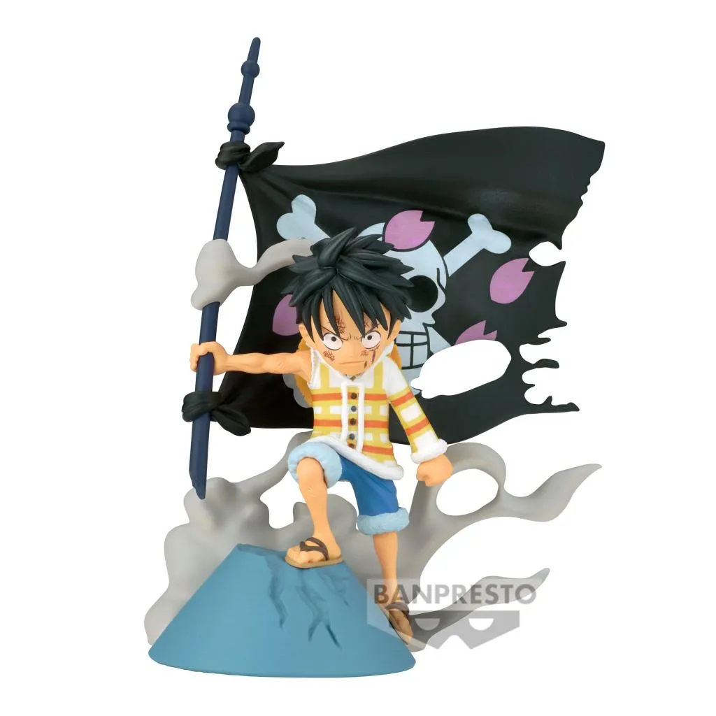 ONE PIECE - Monkey D. Luffy - Figure WCF-Log Stories 8cm